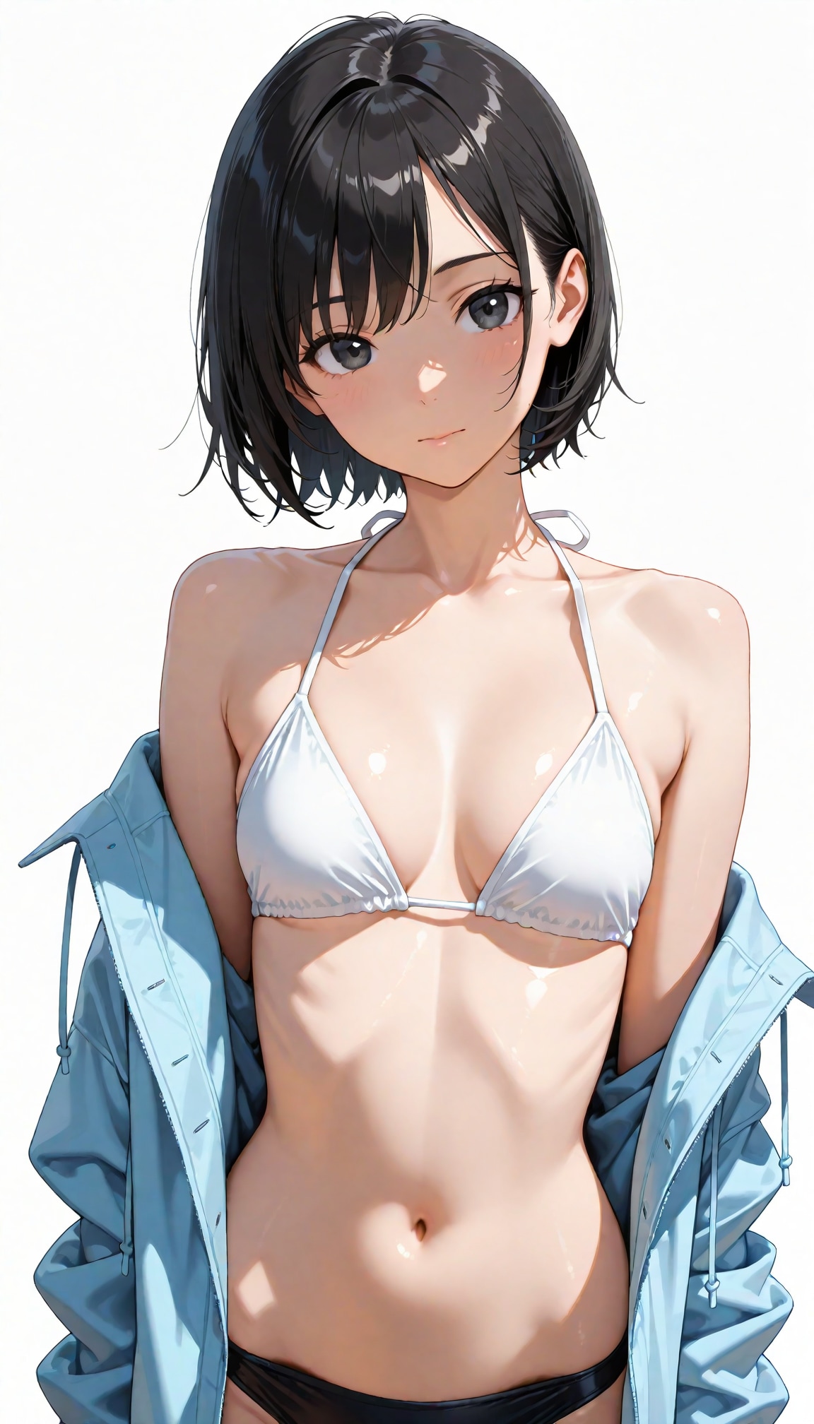 上着×ビキニ♡