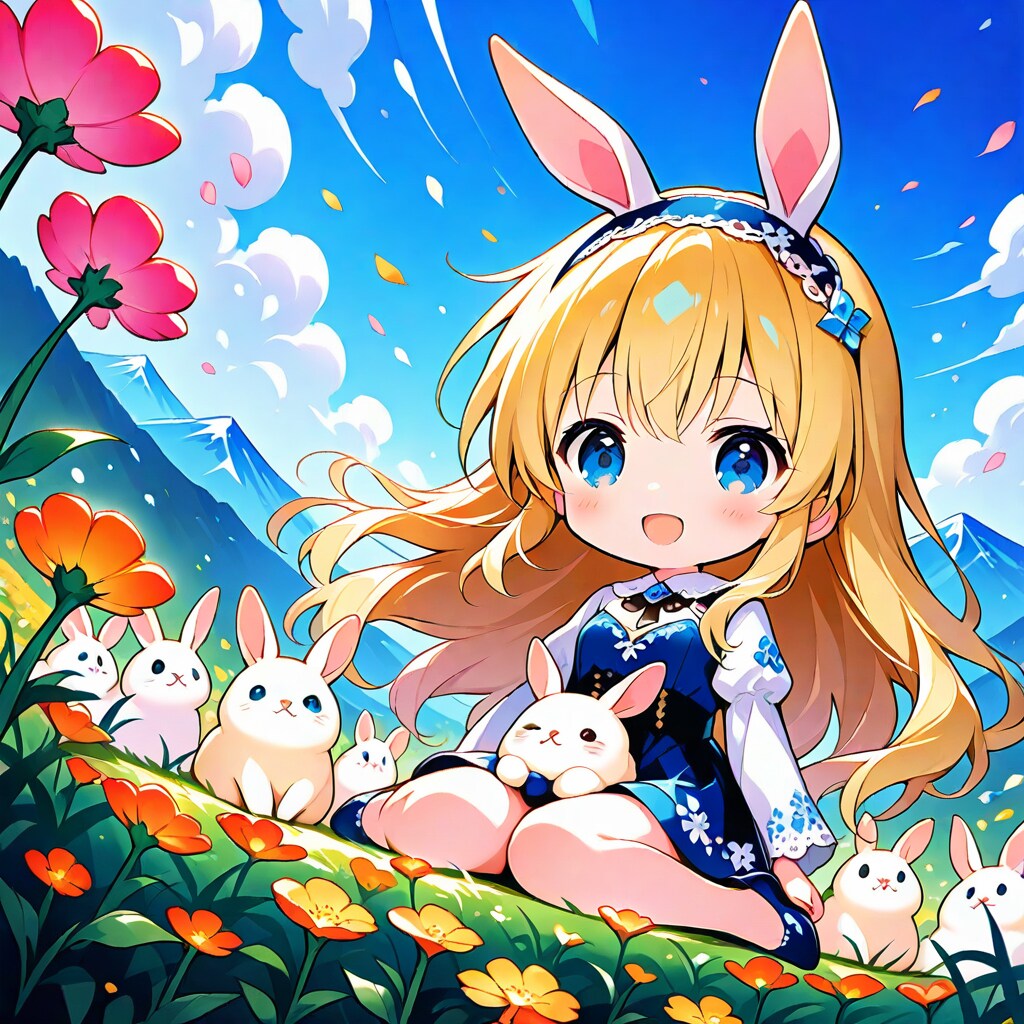 お花きれいね♪