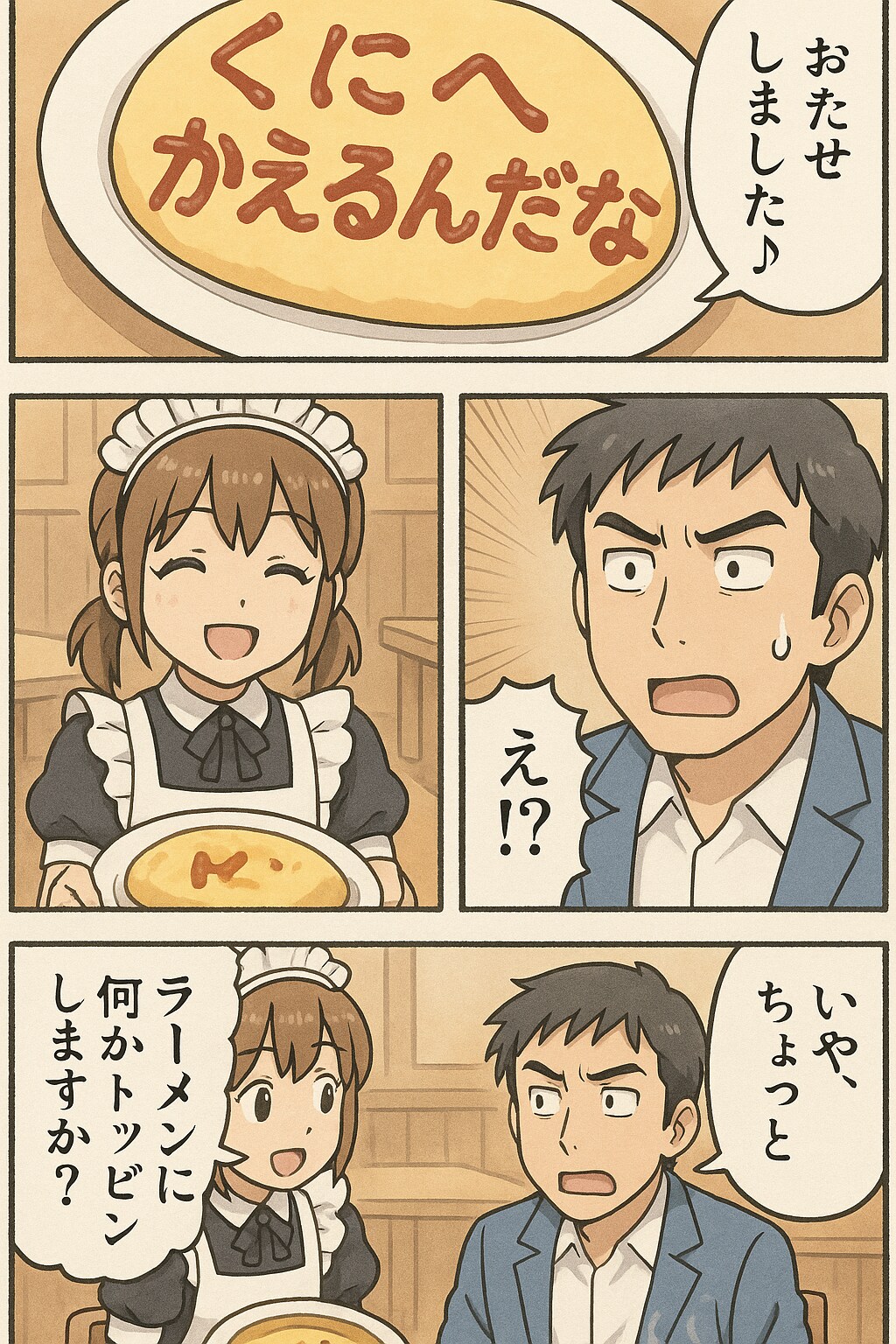 メイドカフェのボツ画像