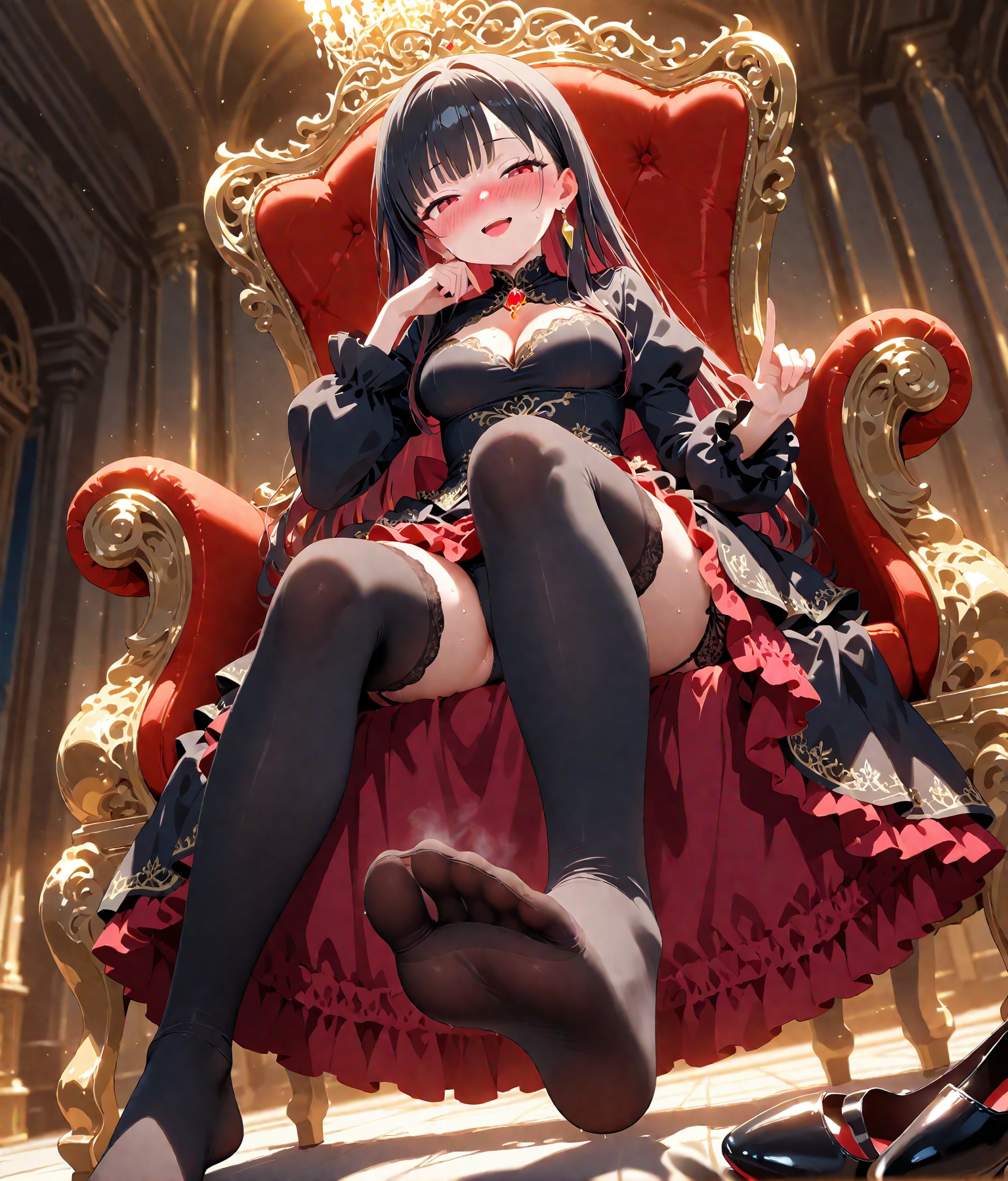 私の足を堪能させてあげる♪