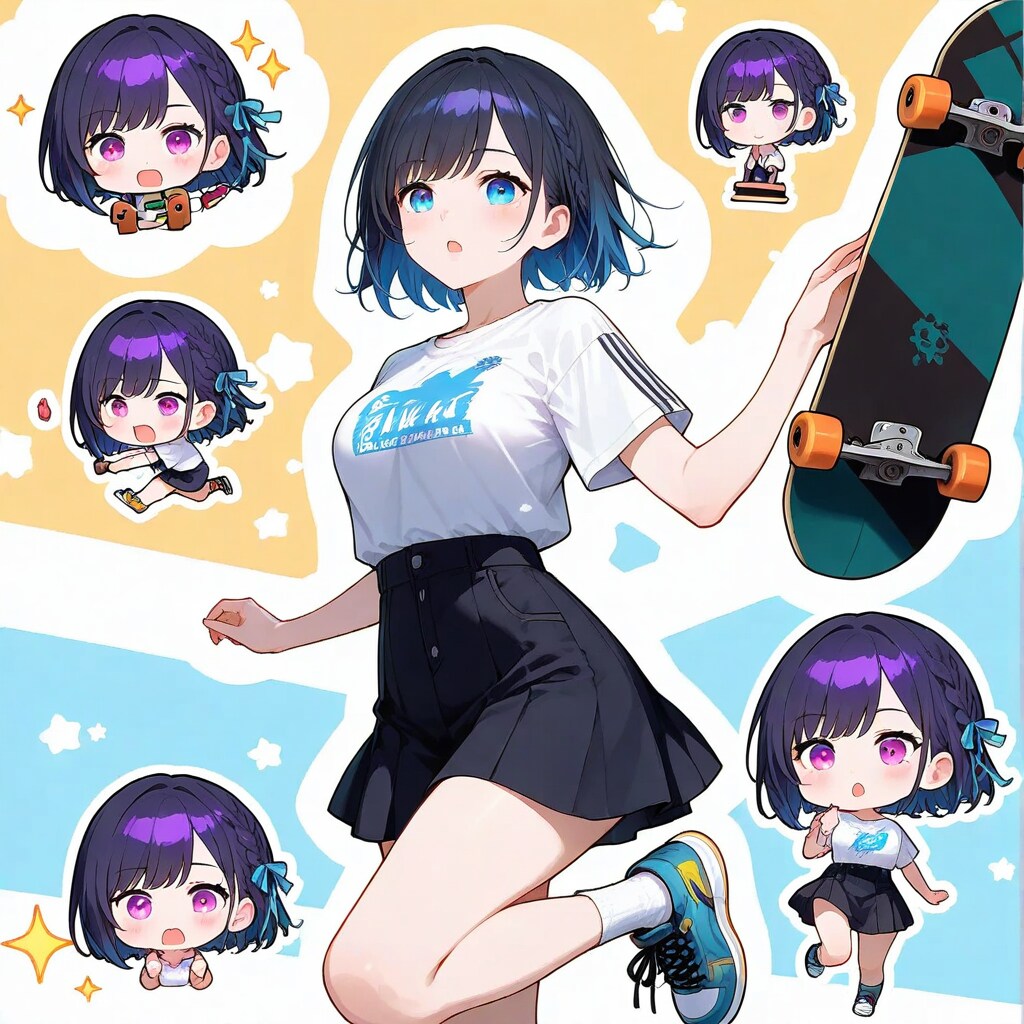 スケートボードに挑戦