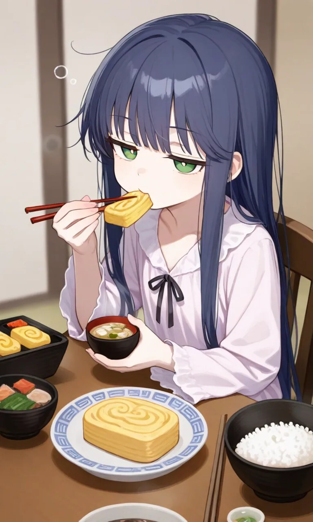 朝のねむねむ廻ちゃん