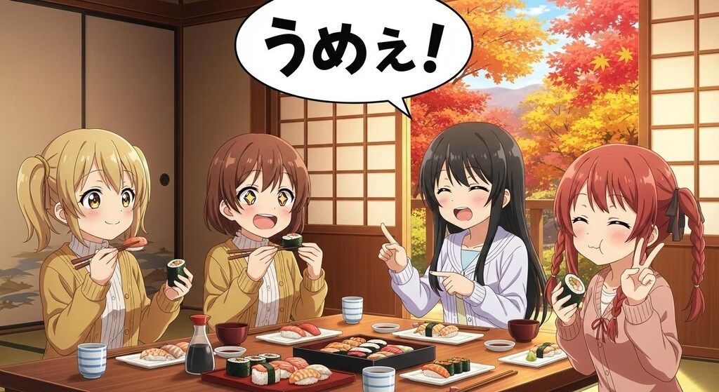 寿司うめえ！