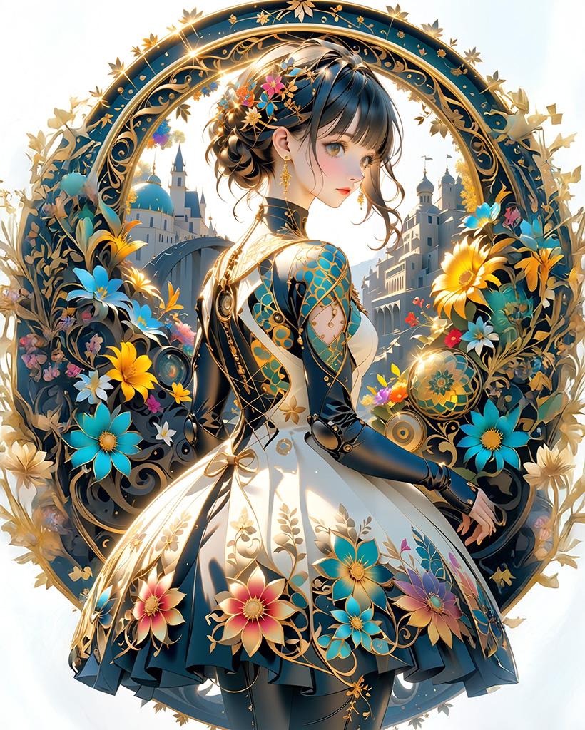 サイバー世界のご令嬢 | の人気AIイラスト・グラビア