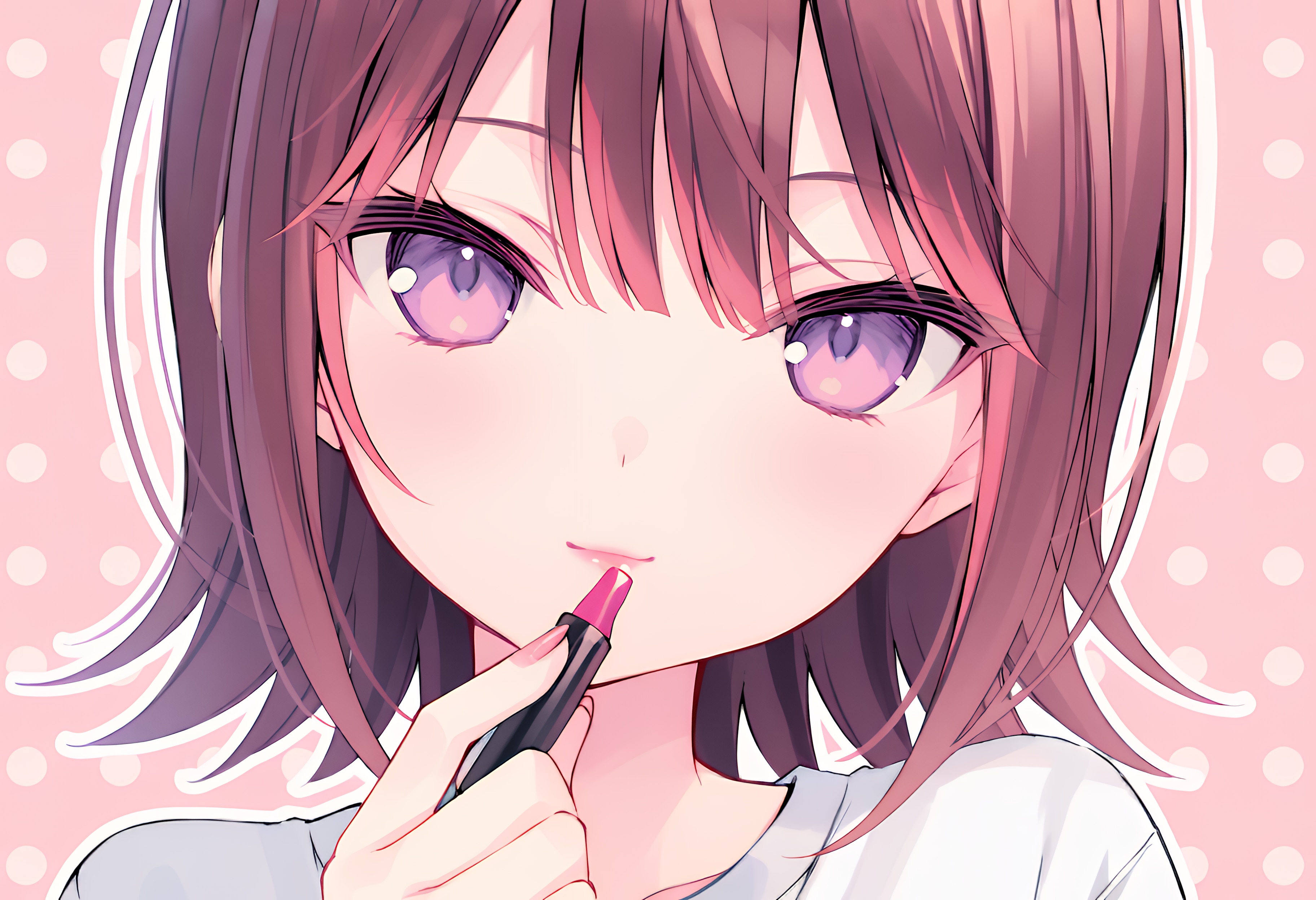 今日は大人のリップ | の人気AIイラスト・グラビア