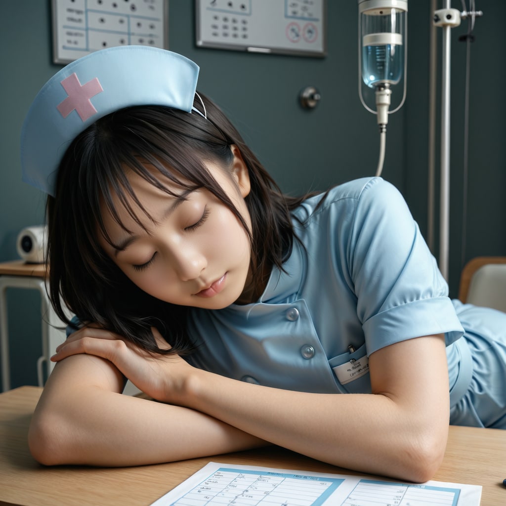 ナース-夜勤中にうとうと