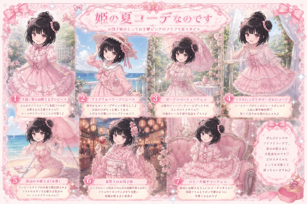 姫の夏コーデなのです
