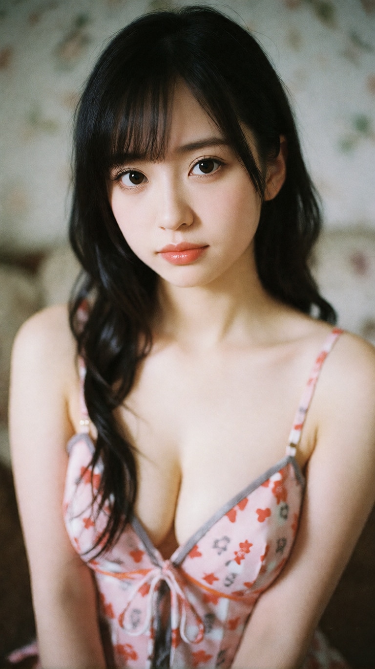 下着姿のポートレート