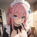 メイド姿のぼっちちゃん 3枚目