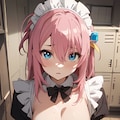 メイド姿のぼっちちゃん 4枚目