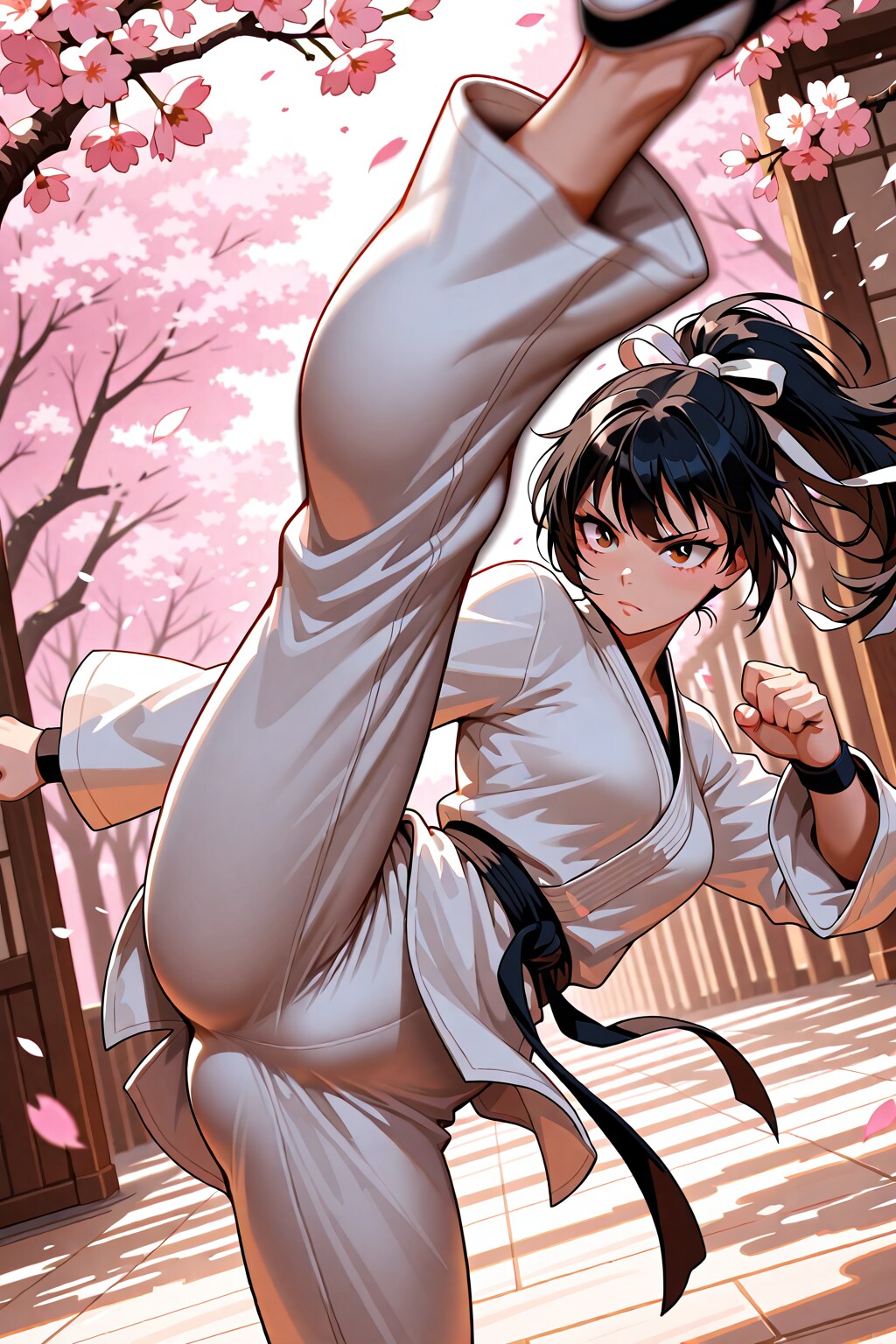 桜裂くハイキック