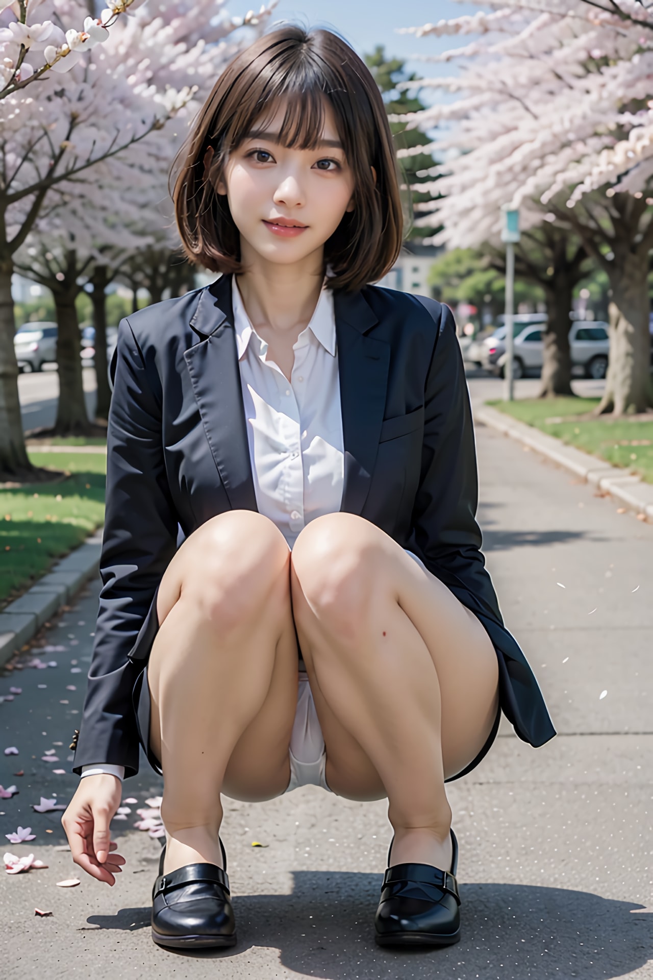 花よりパンチラ（スーツ女子）