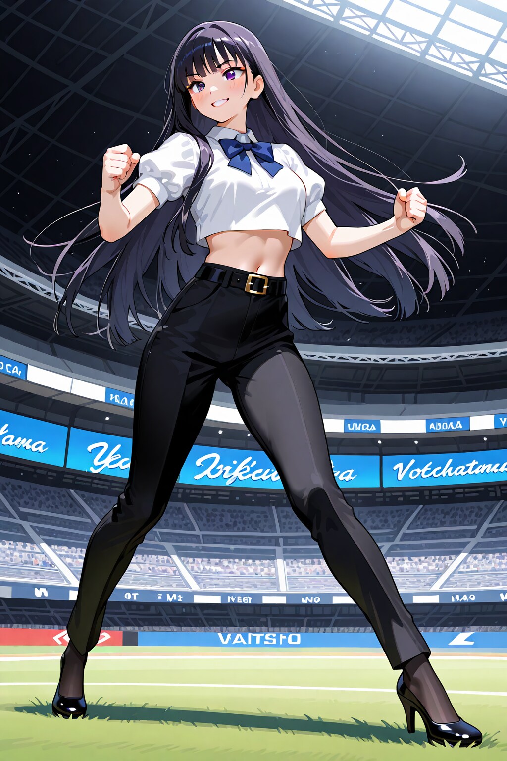 かっこかわいい女子プロレスラー二階堂璃慧のサッカー