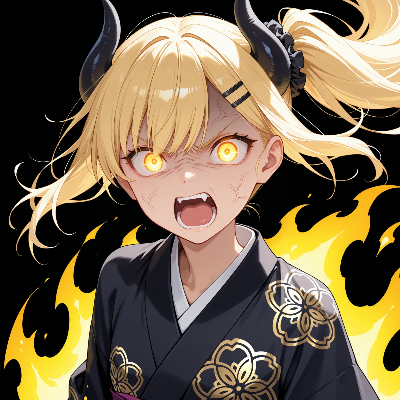 怒りの女鬼高生さん | の人気AIイラスト・グラビア