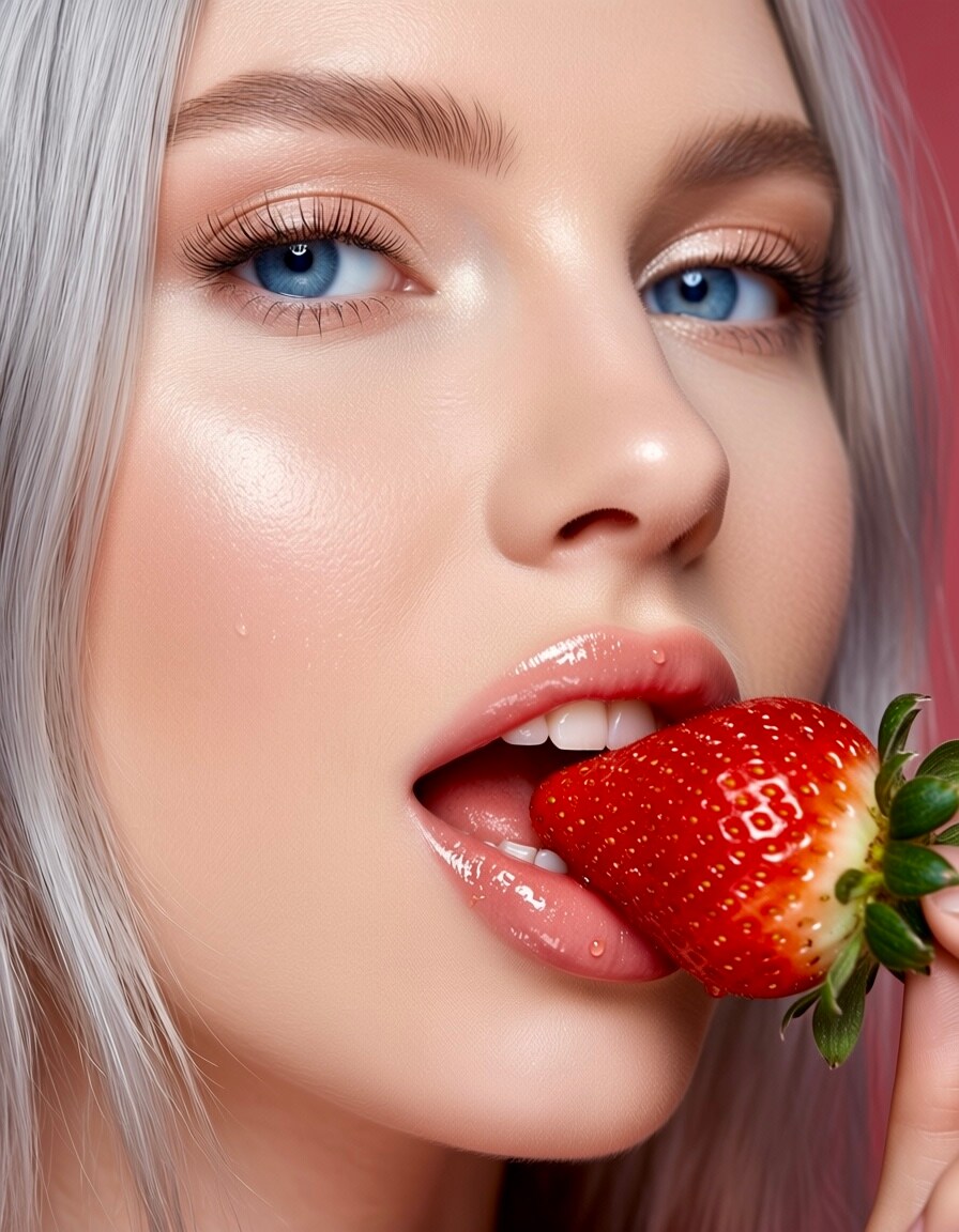 🍓齧るAIモデル(ノア、奏、ヒミ、巴、美咲、雫、リン) | の人気AIイラスト・グラビア