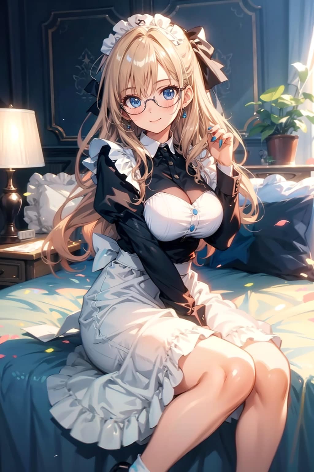 メガネ美少女メイド