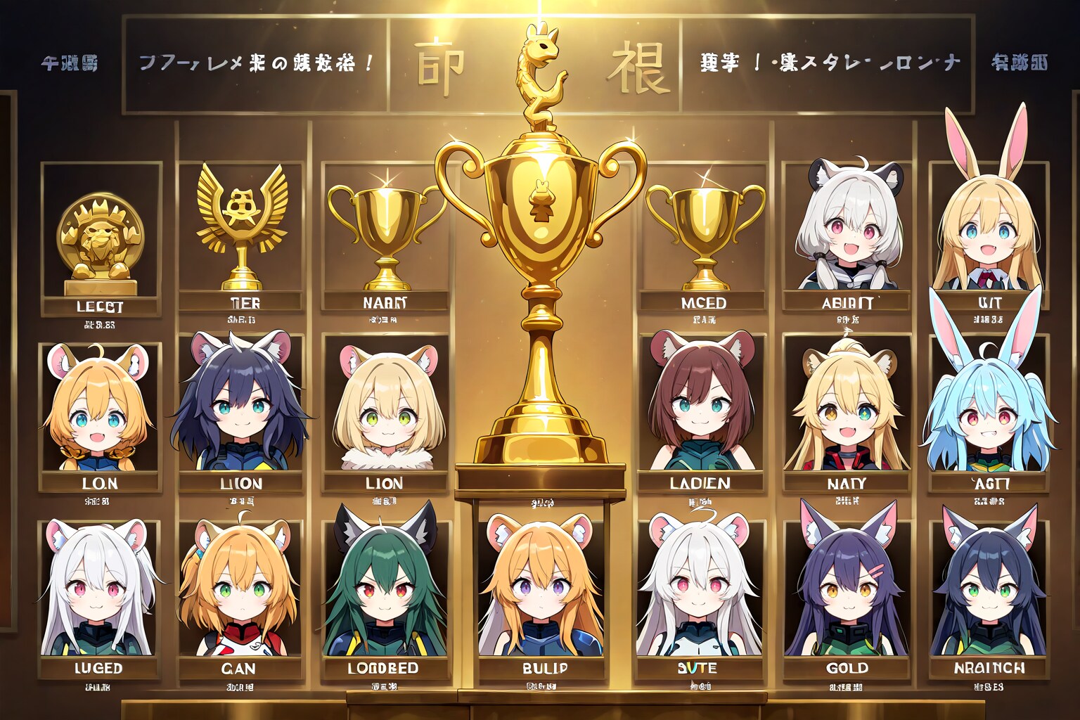 ケモミミロイヤル対戦リザルト画面 | の人気AIイラスト・グラビア