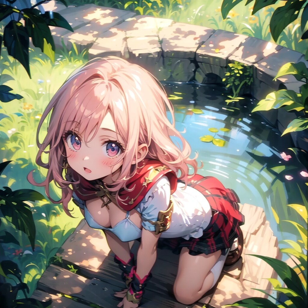 上目遣い