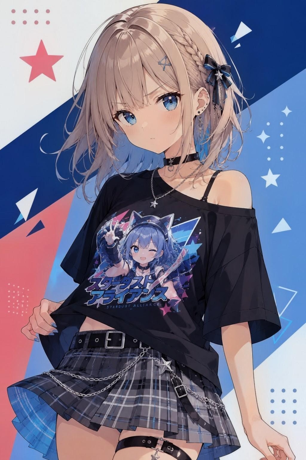 架空アニメTシャツお姉やん