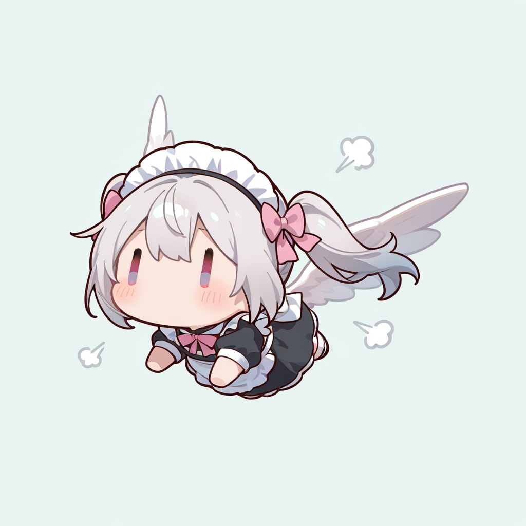 OOLONG版チビメイドさん | の人気AIイラスト・グラビア