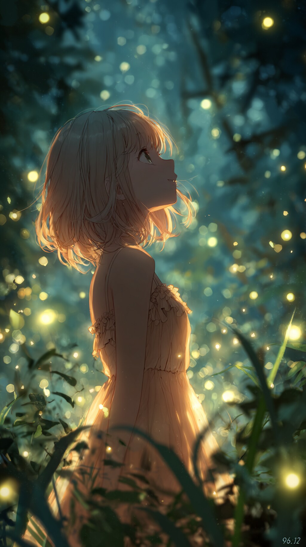 くま娘とホタル③🐾