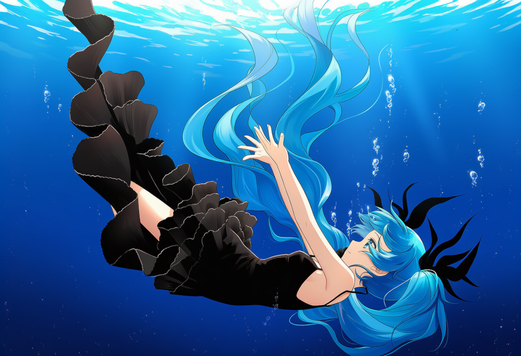 V4,5 VOCALOID　初音ミク　深海少女