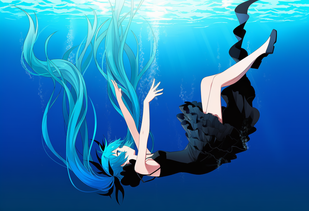 V4,5 VOCALOID　初音ミク　深海少女