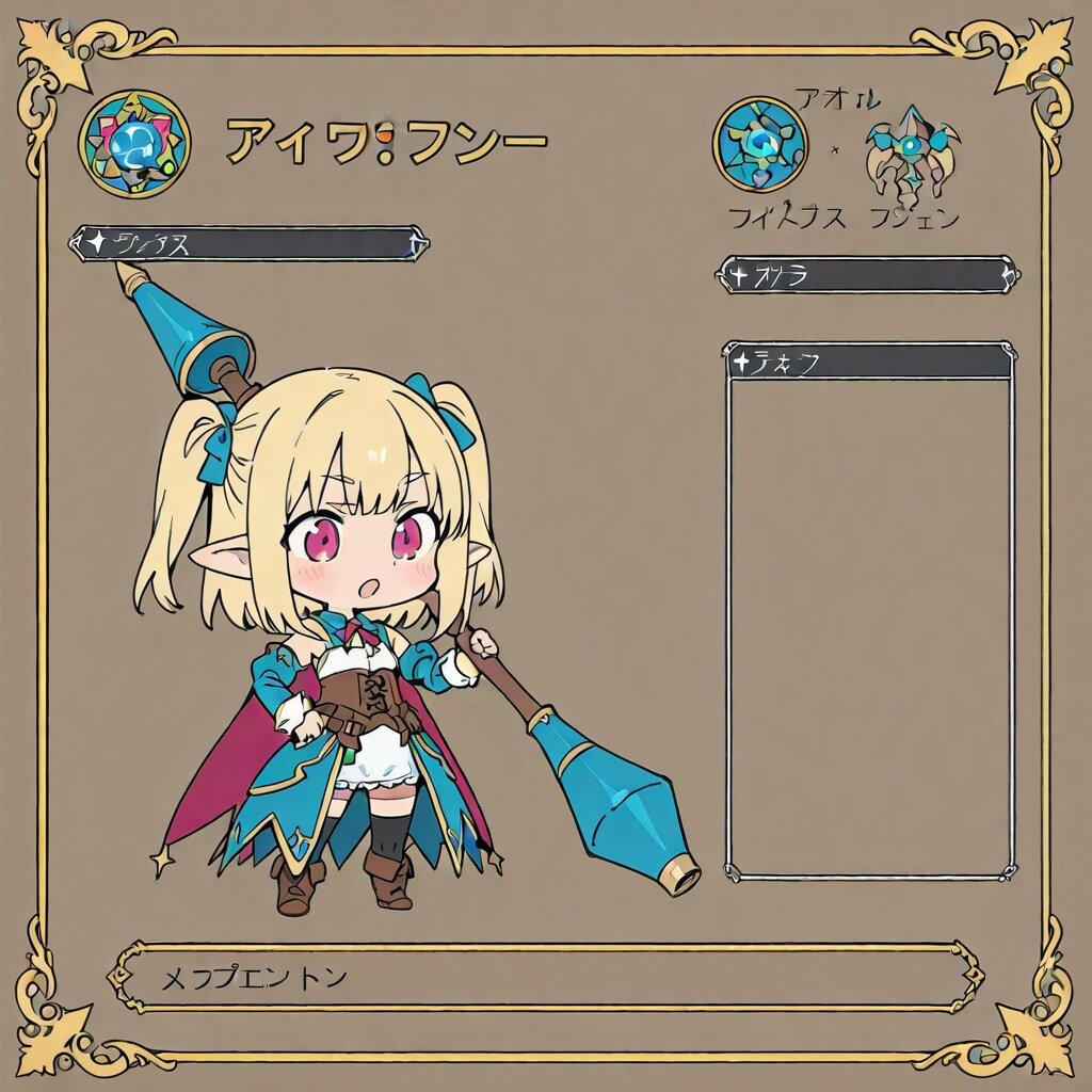 ファンタジーガールのステータス