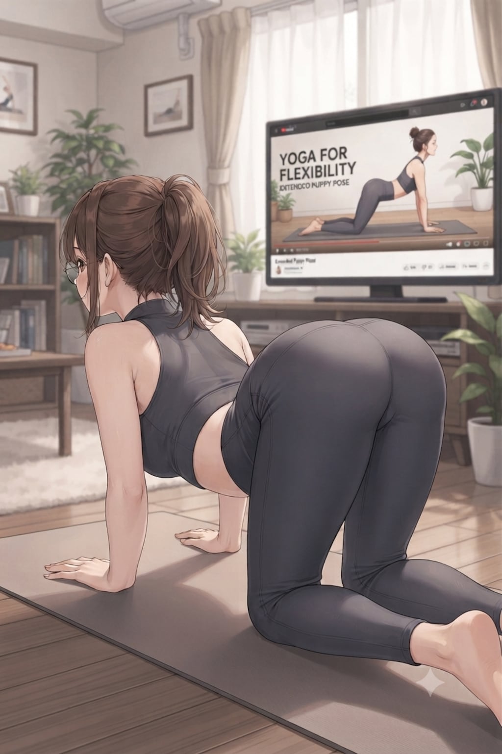 形から入る若妻(ジムに通う勇気はない)