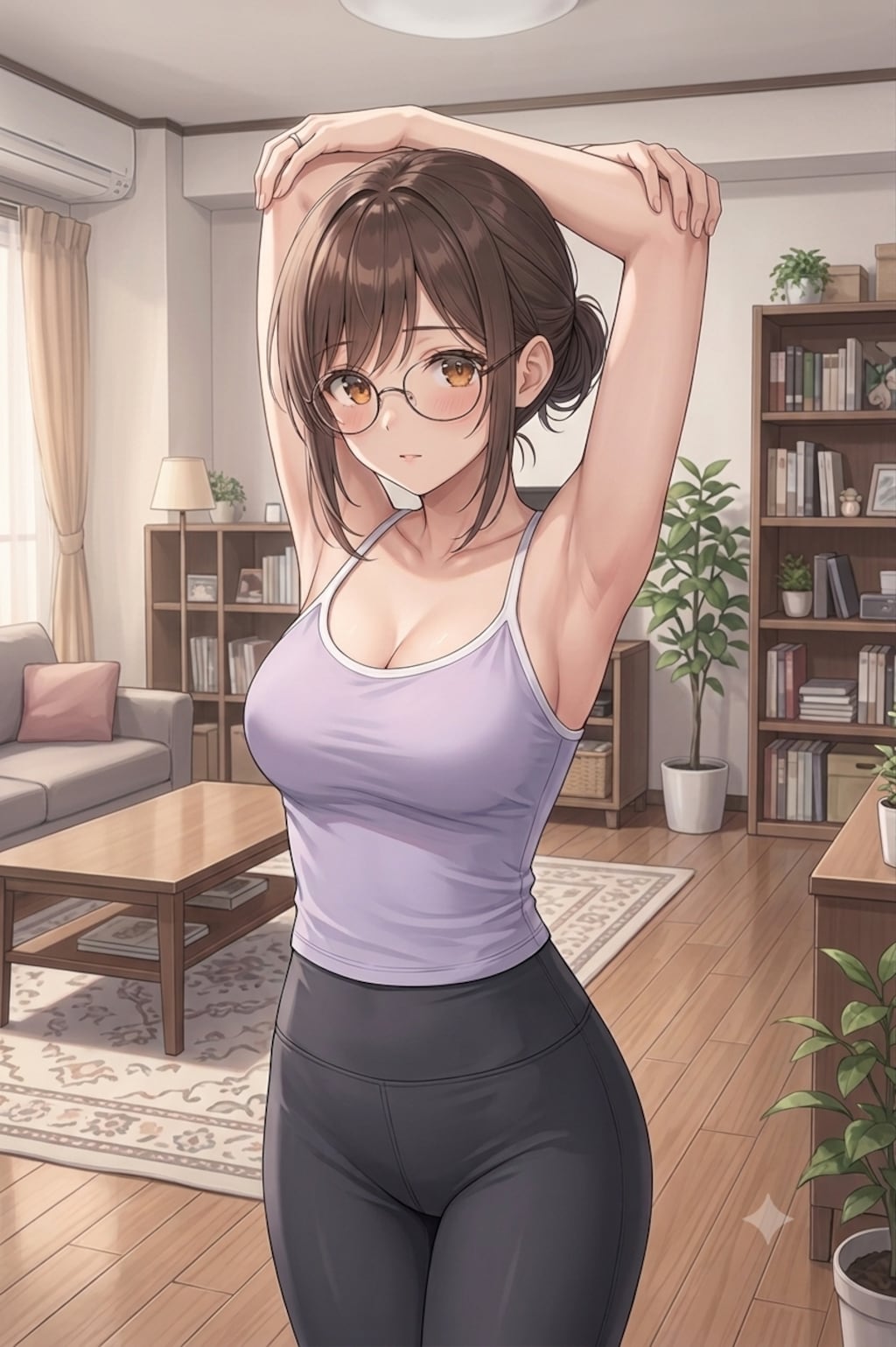 形から入る若妻(ジムに通う勇気はない)
