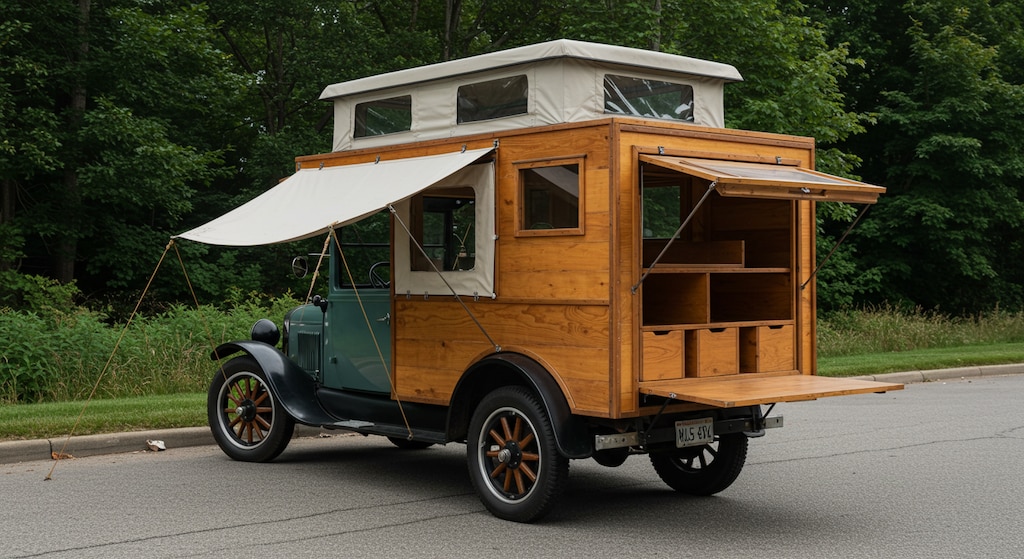 クラシックカーキャンピングカー