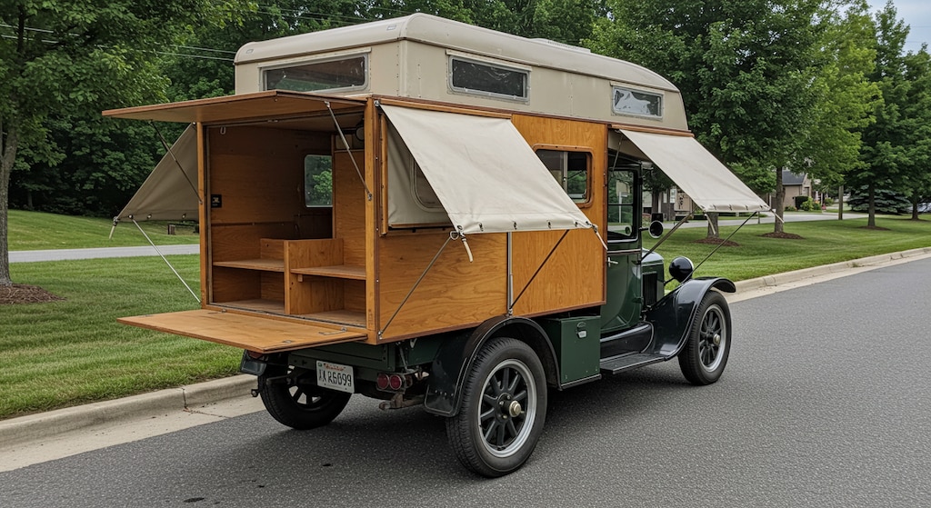 クラシックカーキャンピングカー