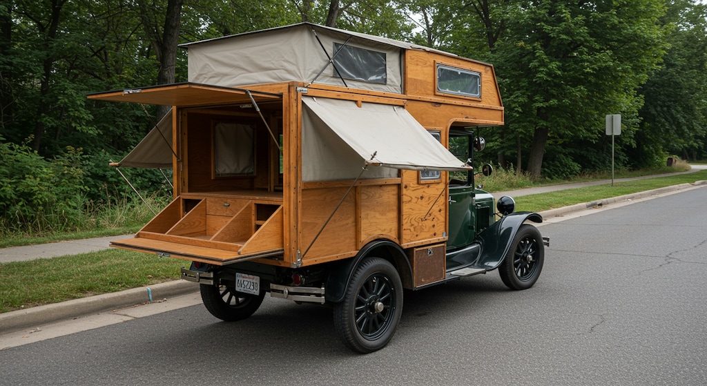 クラシックカーキャンピングカー