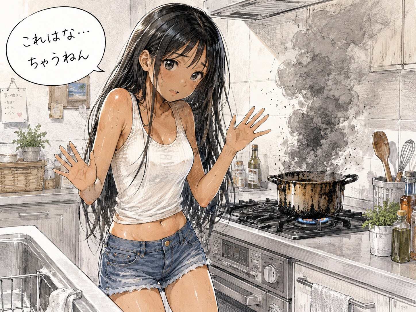 料理下手な女の子
