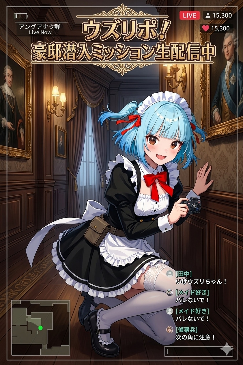 メイドの卯敷理保ちゃん | の人気AIイラスト・グラビア