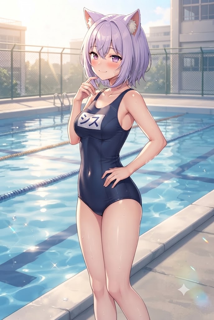 少しだけからかい上手なスク水のシス