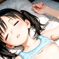 ベッドで疲れて寝ちゃったセーラー服ちゃん 8枚目