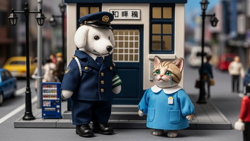 いぬのおまわりさんとこねこちゃん