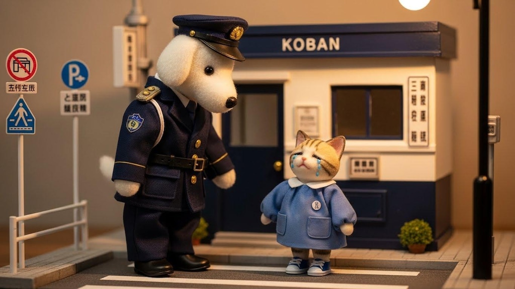 いぬのおまわりさんとこねこちゃん