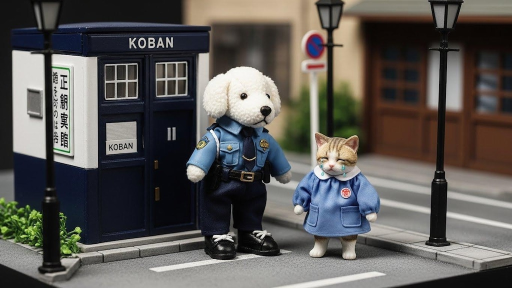 いぬのおまわりさんとこねこちゃん