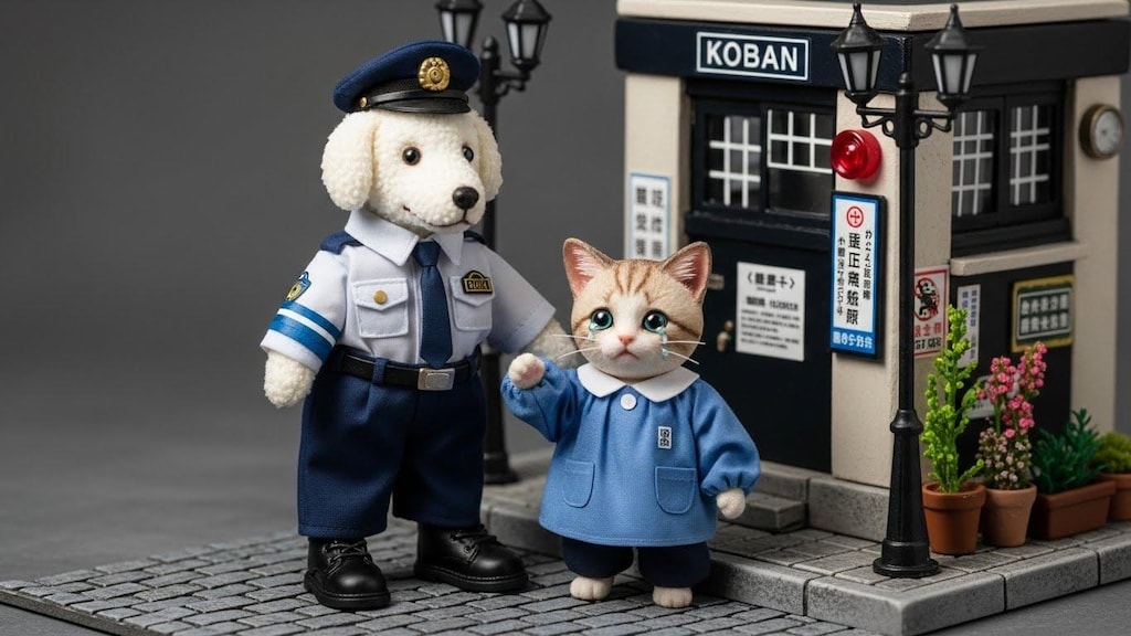 いぬのおまわりさんとこねこちゃん