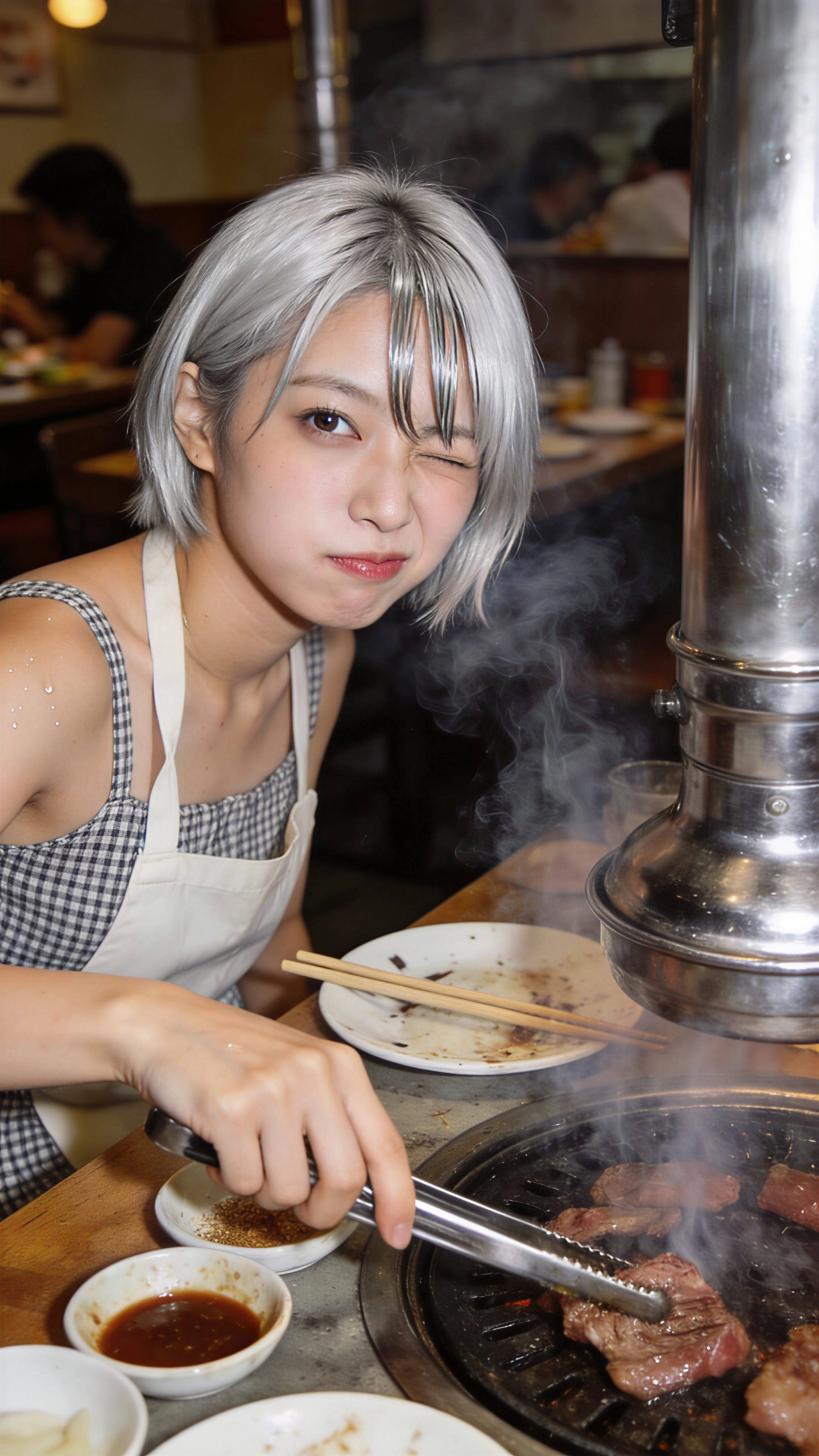 Smoke, Sizzle, Smile | の人気AIイラスト・グラビア
