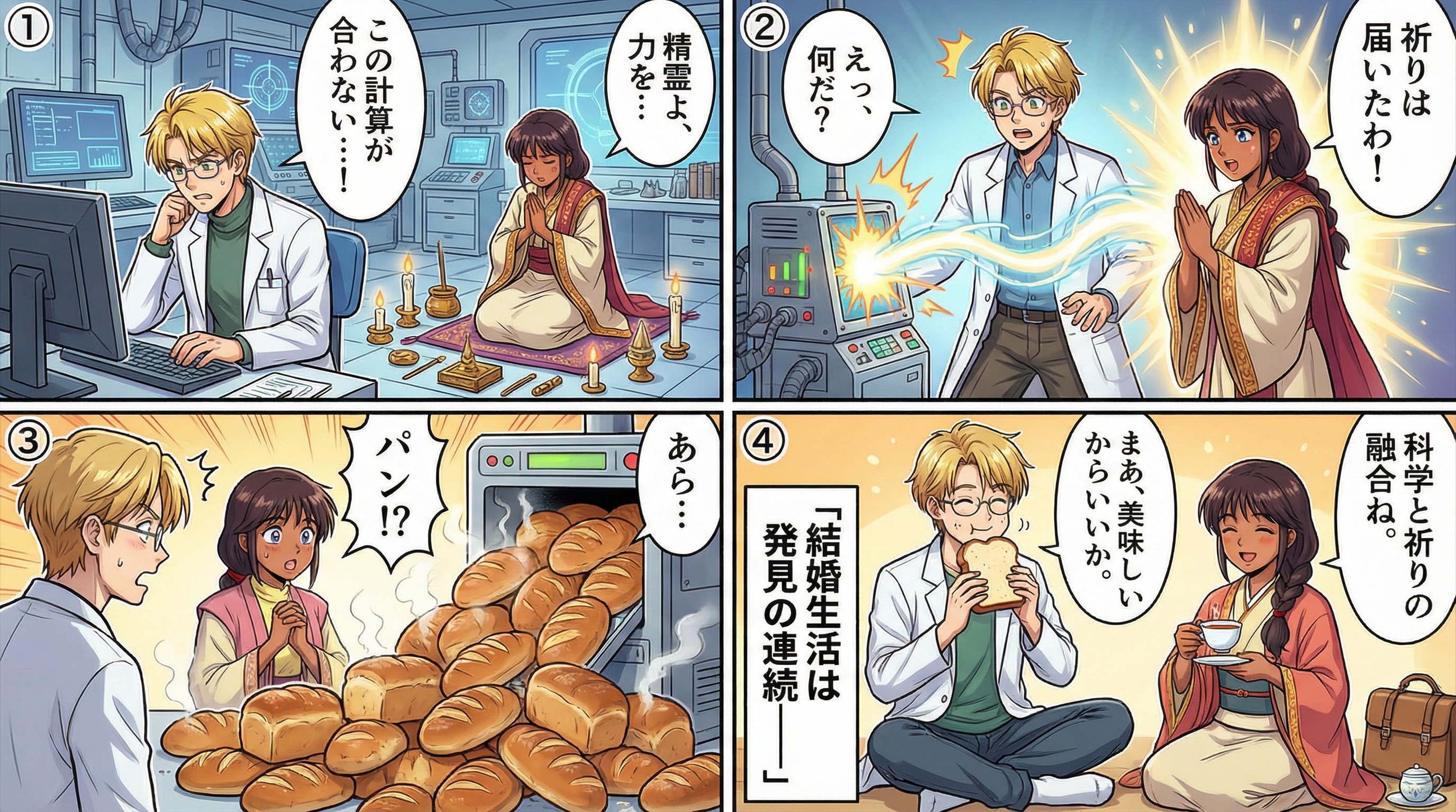 科学者と祈祷師。 | の人気AIイラスト・グラビア