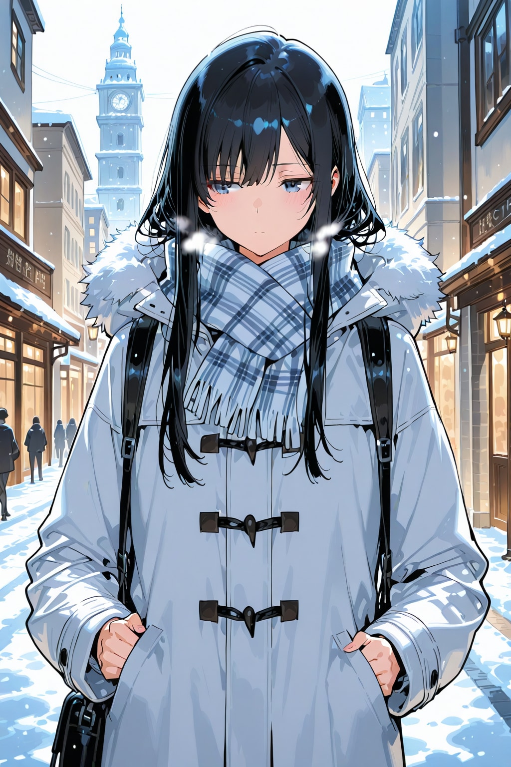 冬の街 20歳女性