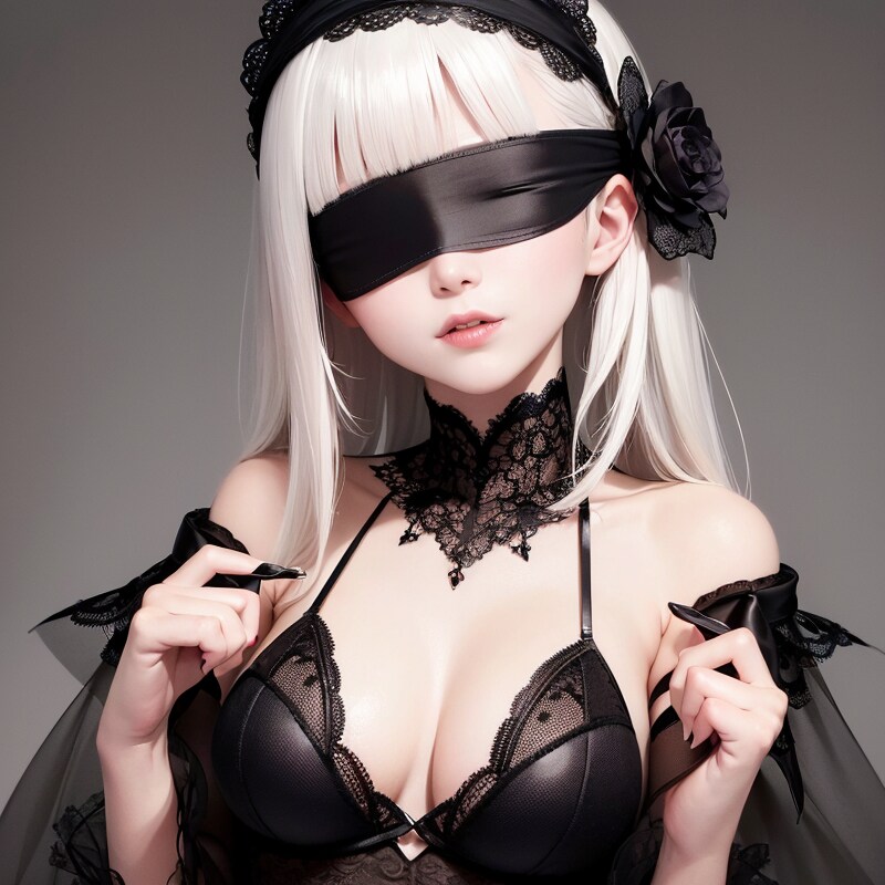 目隠し