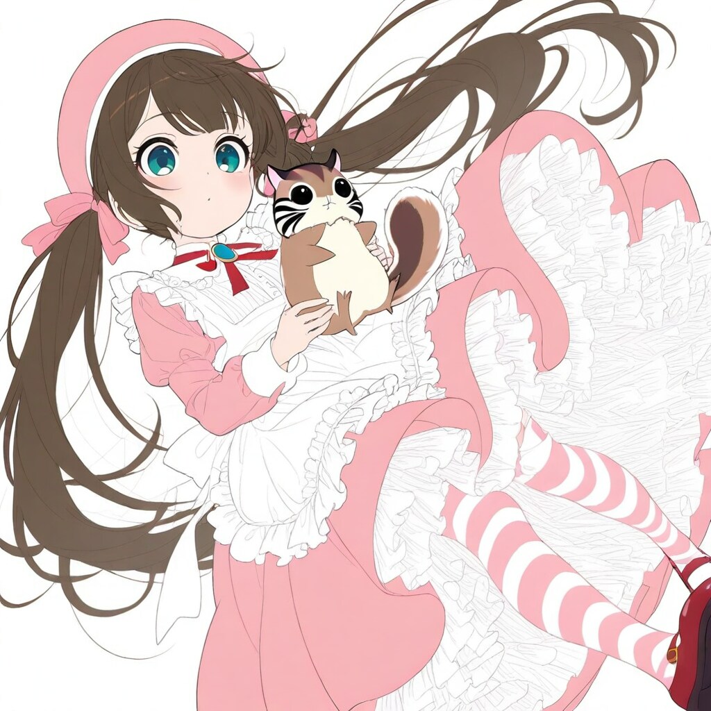 はるかちゃんと子リス