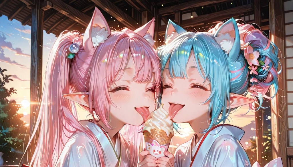 2枚）2人で一つ
