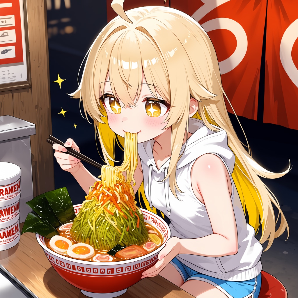 🍜むしゃむしゃムシャエルちゃん | の人気AIイラスト・グラビア