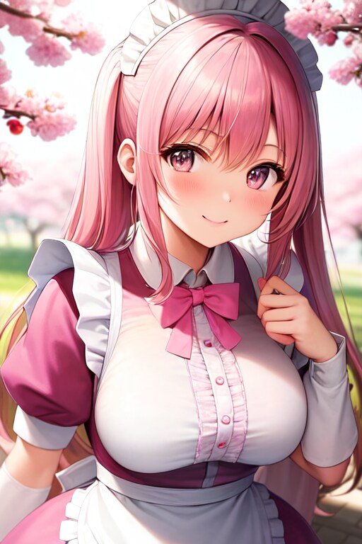 桜メイドさん