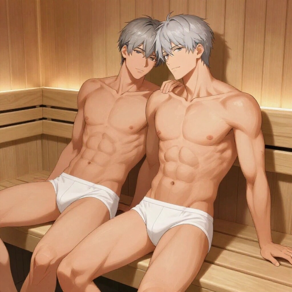 サウナで
